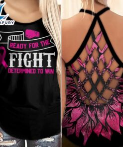 Breast Cancer Awareness Criss-Cross Tank…