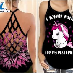 Breast Cancer Awareness Criss-Cross Tank…