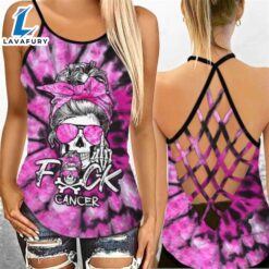 Breast Cancer Awareness Criss-Cross Tank…