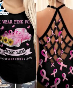 Breast Cancer Awareness Criss-Cross Tank…