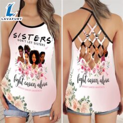 Breast Cancer Awareness Criss-Cross Tank…