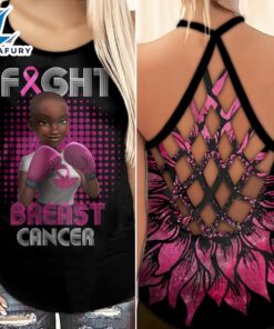 Breast Cancer Awareness Criss-Cross Tank…