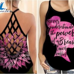 Breast Cancer Awareness Criss-Cross Tank…