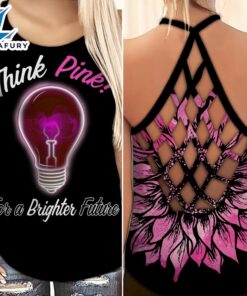 Breast Cancer Awareness Criss-Cross Tank…