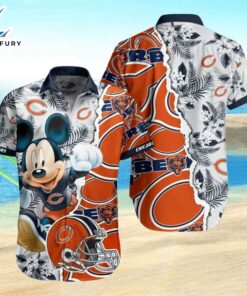 Chicago Bears Hawaiian Shirt Mickey…