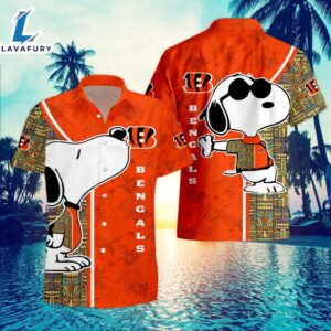 Cincinnati Bengals Hawaiian Shirt Snoopy…