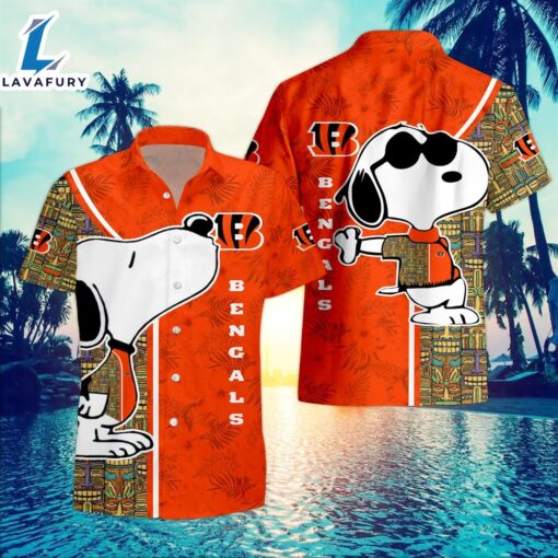 Cincinnati Bengals Hawaiian Shirt Snoopy NFL