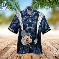 Dallas Cowboy Hawaiian Shirt Mickey Mouse Hawaiian Shirt