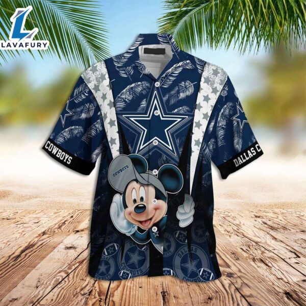 Dallas Cowboy Hawaiian Shirt Mickey Mouse Hawaiian Shirt