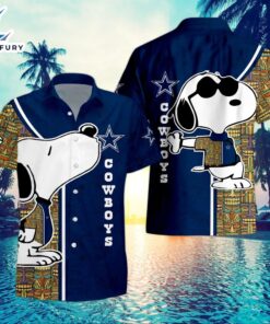 Dallas Cowboys Hawaiian Shirt Snoopy…