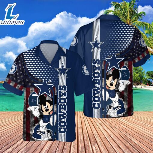 Dallas Cowboys NFL Mickey Hawaiian Shirt Tshirt