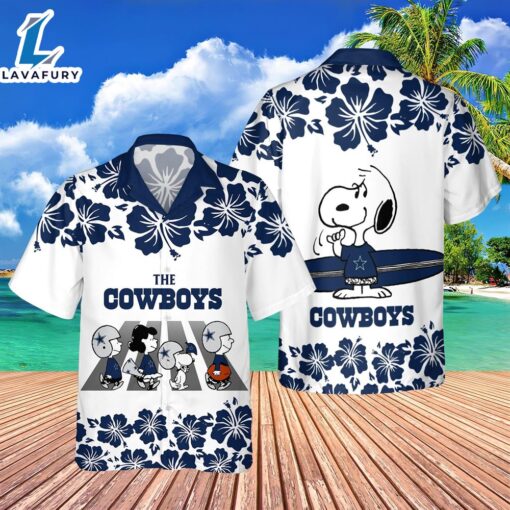 Dallas Cowboys NFL The Peanuts Snoopy Hawaiian Shirt