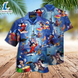 Disney Hawaiian Shirt Disney Wonderful…