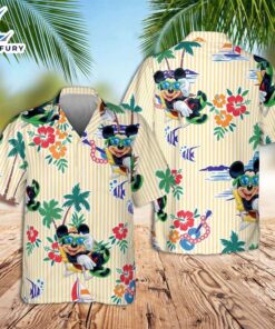 Disney Hawaiian Shirt Funny Mickey…