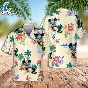 Disney Hawaiian Shirt Funny Mickey…