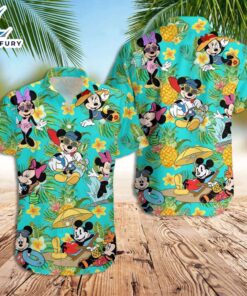 Disney Hawaiian Shirt Mickey Minnie…
