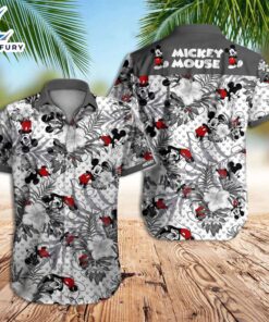 Disney Hawaiian Shirt Mickey Mouse…