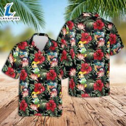 Disney Hawaiian Shirt Mickey Mouse…