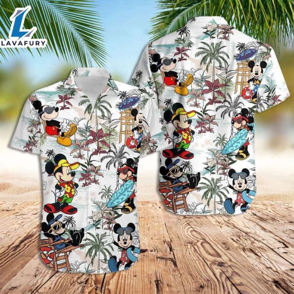 Disney Hawaiian Shirt Mickey Mouse Summer Hawaiian Shirt