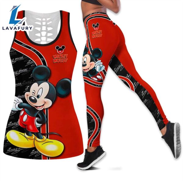 Disney Junior Mickey And Minnie Mouse Kissing Leggings