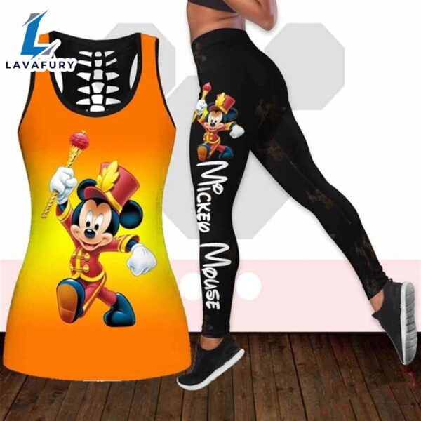Disney King Mickey And Minnie Mouse Kissing Leggings