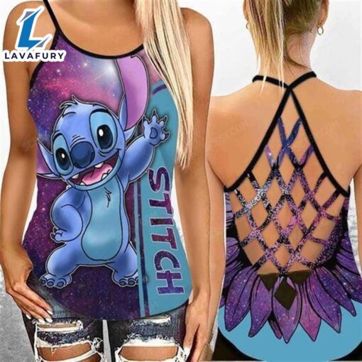 Lilo And Stitch Disney Criss Cross Tank Top