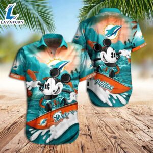 Miami Dolphins Hawaiian Shirt Dolphins…