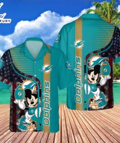 Miami Dolphins NFL Mickey Hawaiian…