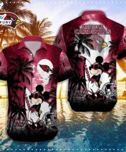 Mickey Arizona Cardinals Hawaiian Shirt