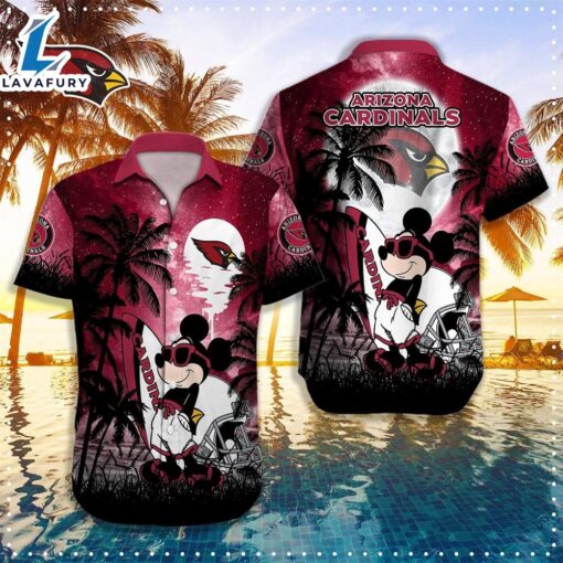 Mickey Arizona Cardinals Hawaiian Shirt