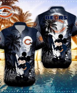 Mickey Chicago Bears Hawaiian Shirt