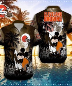 Mickey Cleveland Browns Hawaiian Shirt