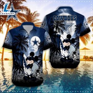 Mickey Dallas Cowboys Hawaiian Shirt
