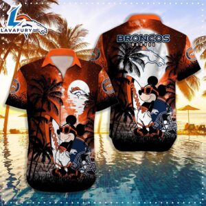 Mickey Denver Broncos Hawaiian Shirt
