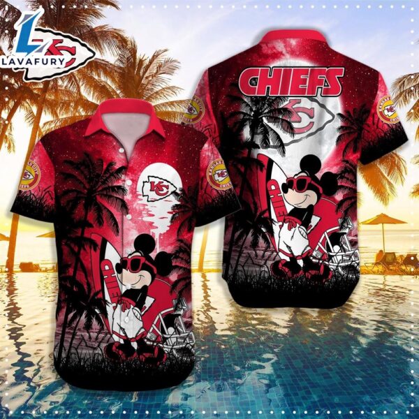 Mickey Kansas City Chiefs Hawaiian Shirt
