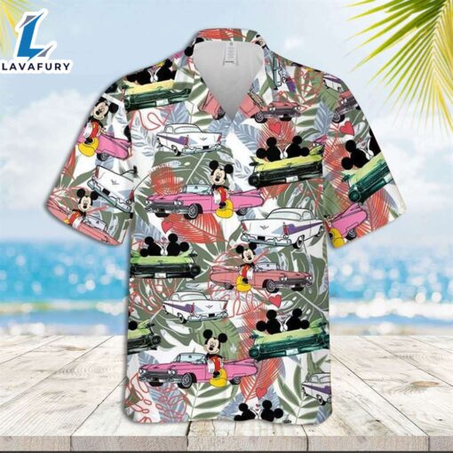 Mickey Mouse Hawaiian Shirt Mickey And Car Hawaiian Shirt