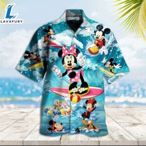 Mickey Mouse Hawaiian Shirt Minnie…