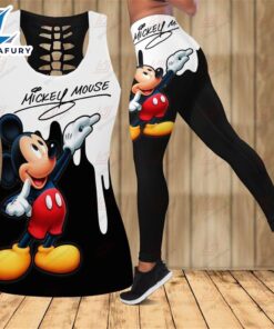 Mickey Mouse Signature Hollow Tank Top – Legging