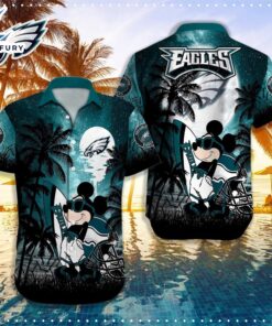 Mickey Philadelphia Eagles Hawaiian Shirt