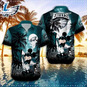 Mickey Philadelphia Eagles Hawaiian Shirt