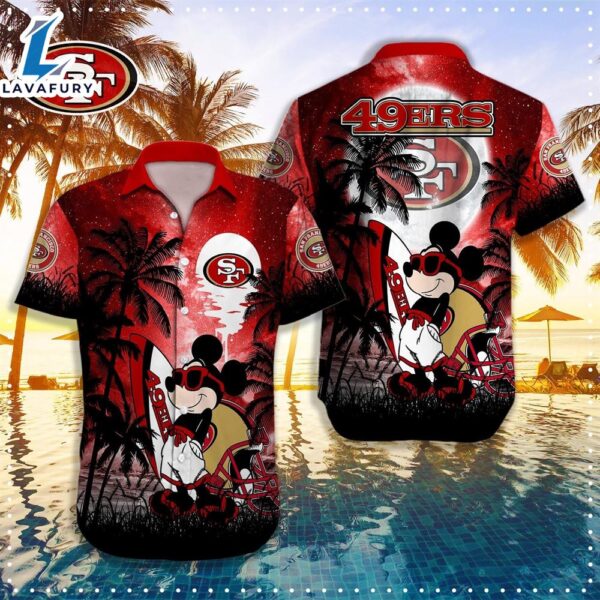 Mickey San Francisco 49ers NFL Hawaiian Shirt