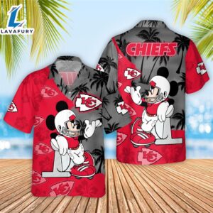 NFL Chiefs Mickey Hawaiian Shirt…