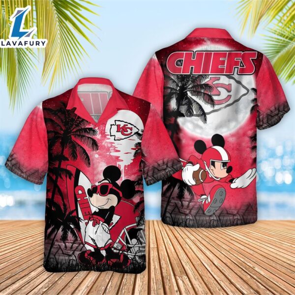 NFL Chiefs x Mickey Hawaiian Shirt