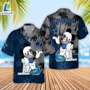 NFL Cowboys Mickey Hawaiian Shirt…