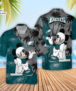 NFL Eagles Mickey Hawaiian Shirt…