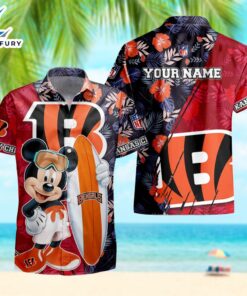 NFL Mickey Cincinnati Bengals Hawaiian…