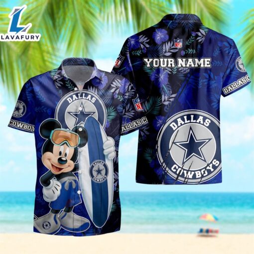 NFL Mickey Dallas Cowboys Hawaiian Shirt