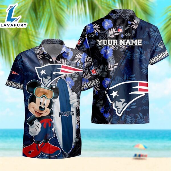 NFL Mickey New England Patriots Hawaiian Shirt