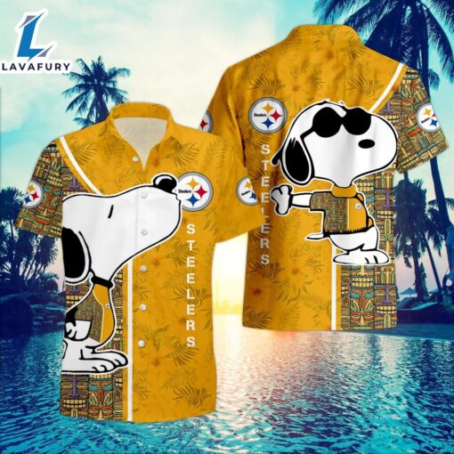 Pittsburgh Steelers Hawaiian Shirt Snoopy NFL