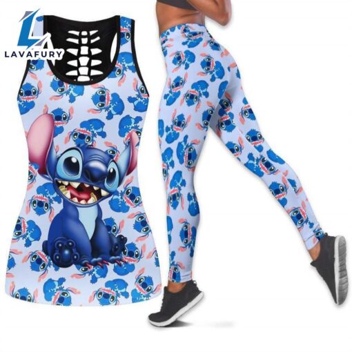 Stitch Cute Hollow Tanktop or Legging for Fan